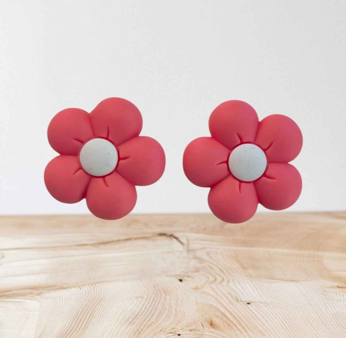 Siliconen Bloemkralen – 3 cm | Voor Pennen, Armbanden & DIY Projecten