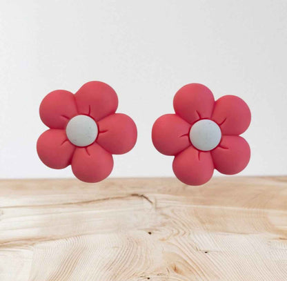 Siliconen Bloemkralen – 3 cm | Voor Pennen, Armbanden & DIY Projecten