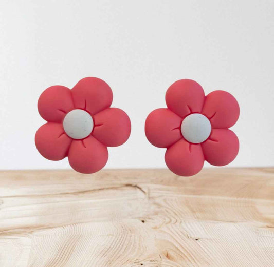 Siliconen Bloemkralen – 3 cm | Voor Pennen, Armbanden & DIY Projecten