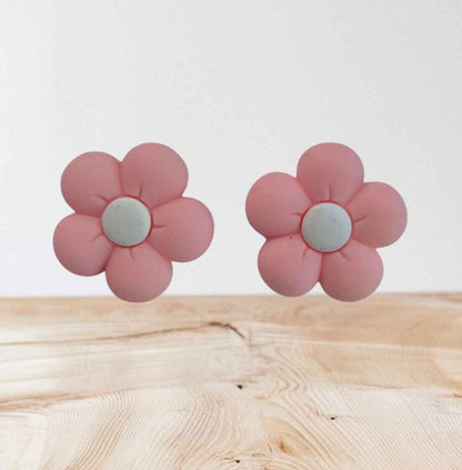 Siliconen Bloemkralen – 3 cm | Voor Pennen, Armbanden & DIY Projecten