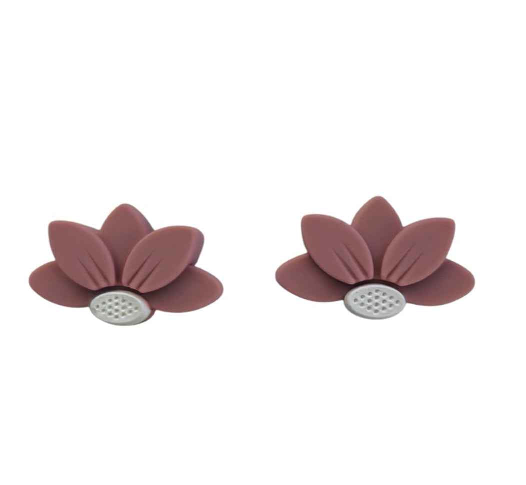 Halve Daisy Siliconen Bloemkralen – 30×18×8 mm | Voor Pennen, Clips & Armbanden