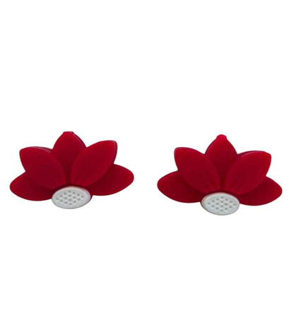 Halve Daisy Siliconen Bloemkralen – 30×18×8 mm | Voor Pennen, Clips & Armbanden