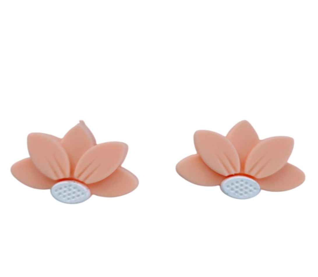 Halve Daisy Siliconen Bloemkralen – 30×18×8 mm | Voor Pennen, Clips & Armbanden