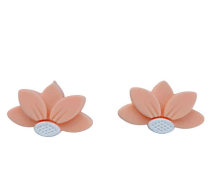 Halve Daisy Siliconen Bloemkralen – 30×18×8 mm | Voor Pennen, Clips & Armbanden