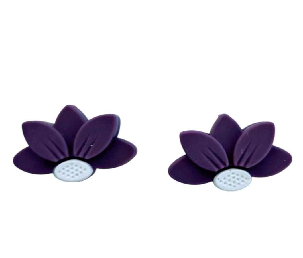 Halve Daisy Siliconen Bloemkralen – 30×18×8 mm | Voor Pennen, Clips & Armbanden