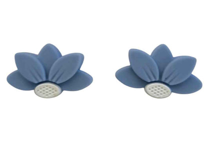 Halve Daisy Siliconen Bloemkralen – 30×18×8 mm | Voor Pennen, Clips & Armbanden