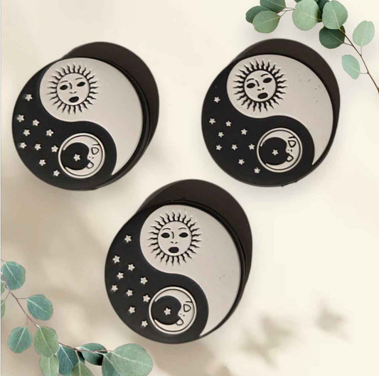 Siliconen Focal Kraal – Yin Yang | Per Stuk