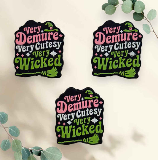 Siliconen Focal Kraal – “Very Demure. Very Cutesy. Very Wicked.” | 3 cm | Per Stuk
