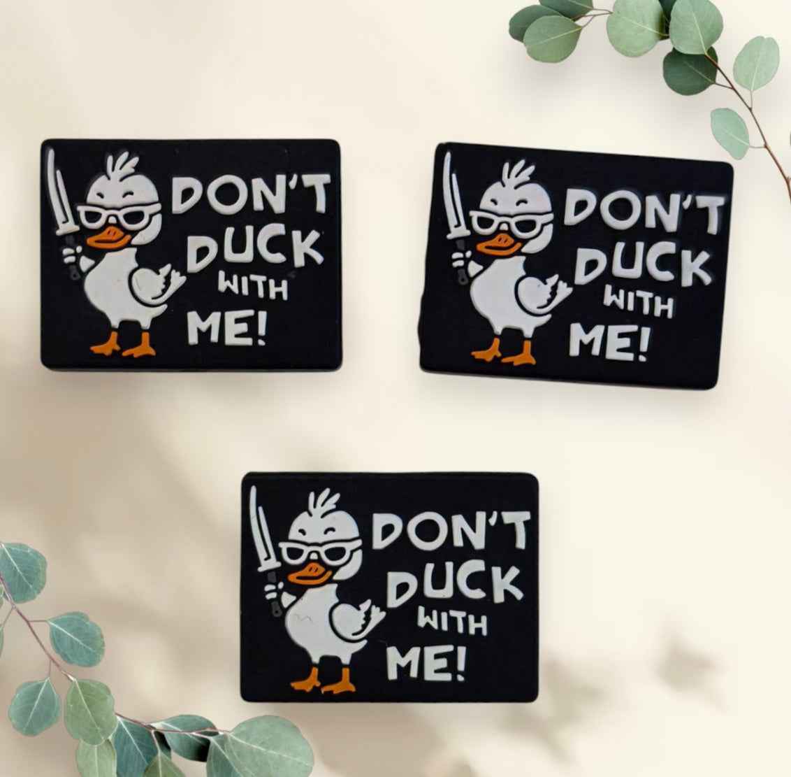 Siliconen Focal Kraal – “Don’t Duck with Me!” | 3 cm | Per Stuk