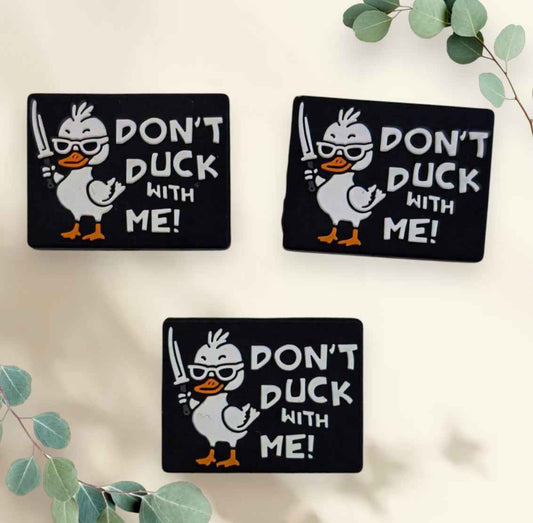 Siliconen Focal Kraal – “Don’t Duck with Me!” | 3 cm | Per Stuk