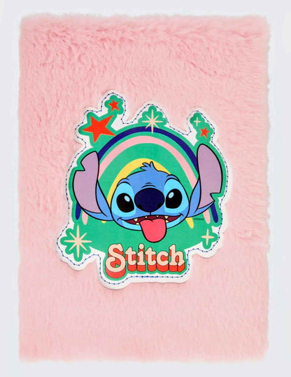 Pluchen notitieboek – Disney Stitch of Angel (A5 | 80 vel)