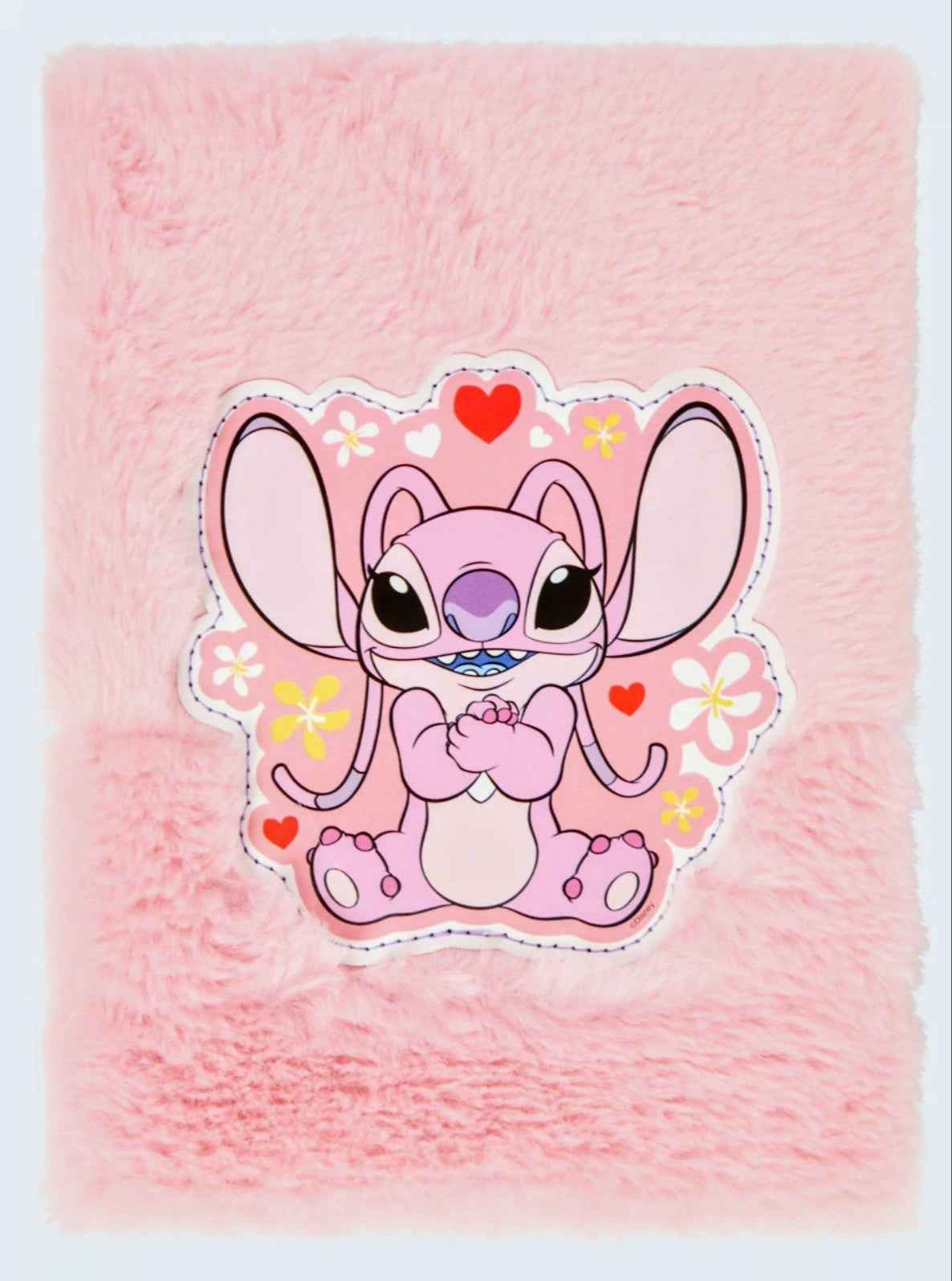 Pluchen notitieboek – Disney Stitch of Angel (A5 | 80 vel)