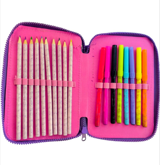 Gevulde etui – Disney Stitch of Hello Kitty (29-delig)