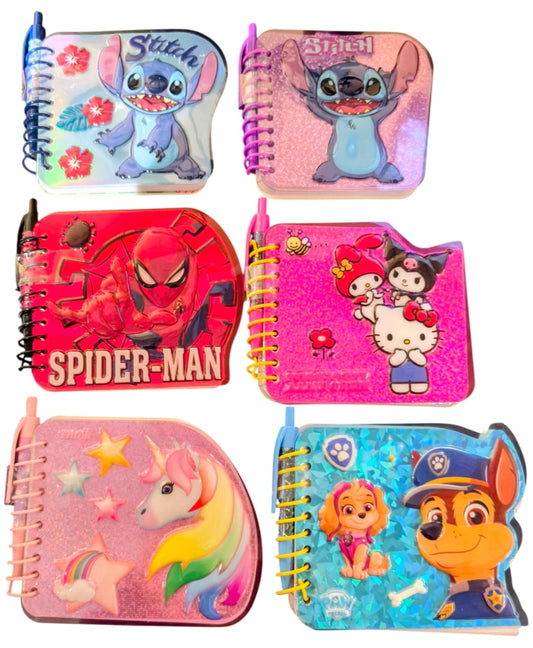 3D Mini Notitieboekje met Pen