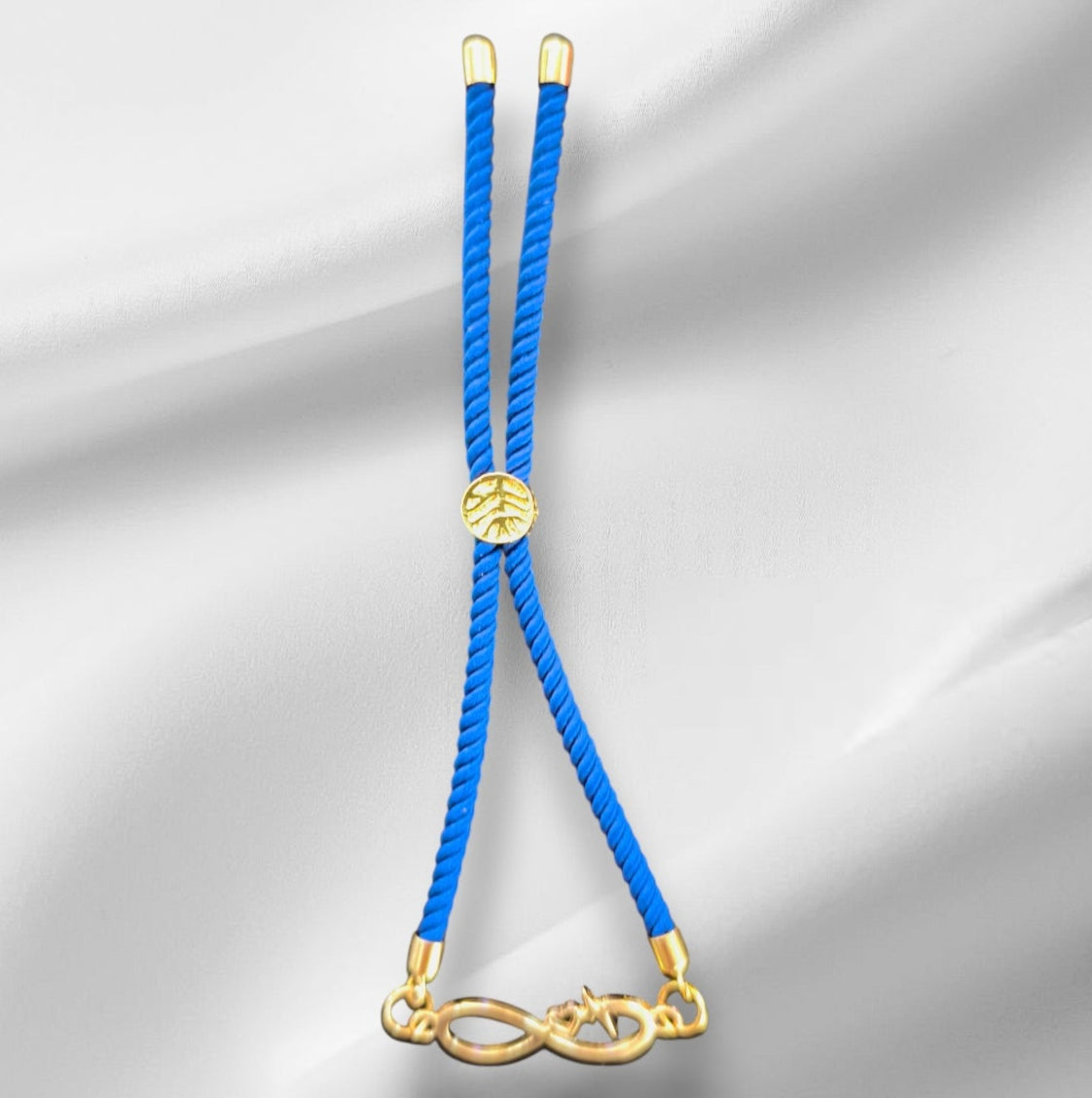 Bracelet en nylon fait main avec breloque infini