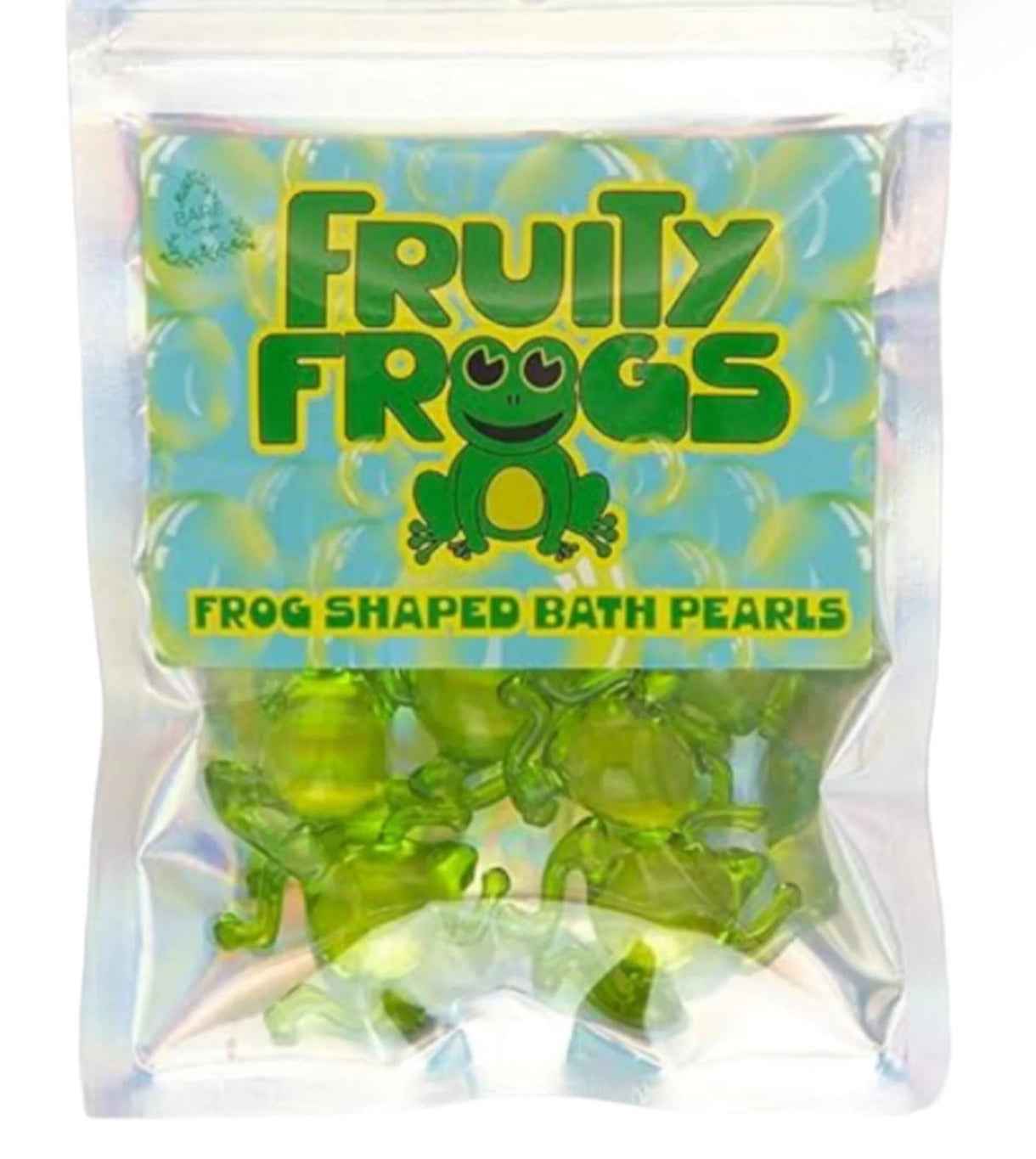 Fruity Frogs - 10 naar kiwi geurende badparels in de vorm van een kikker