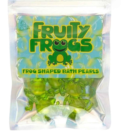 Fruity Frogs - 10 naar kiwi geurende badparels in de vorm van een kikker