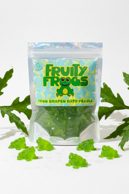 Fruity Frogs - Kikker badparels met kiwi geur, 10 Stuks