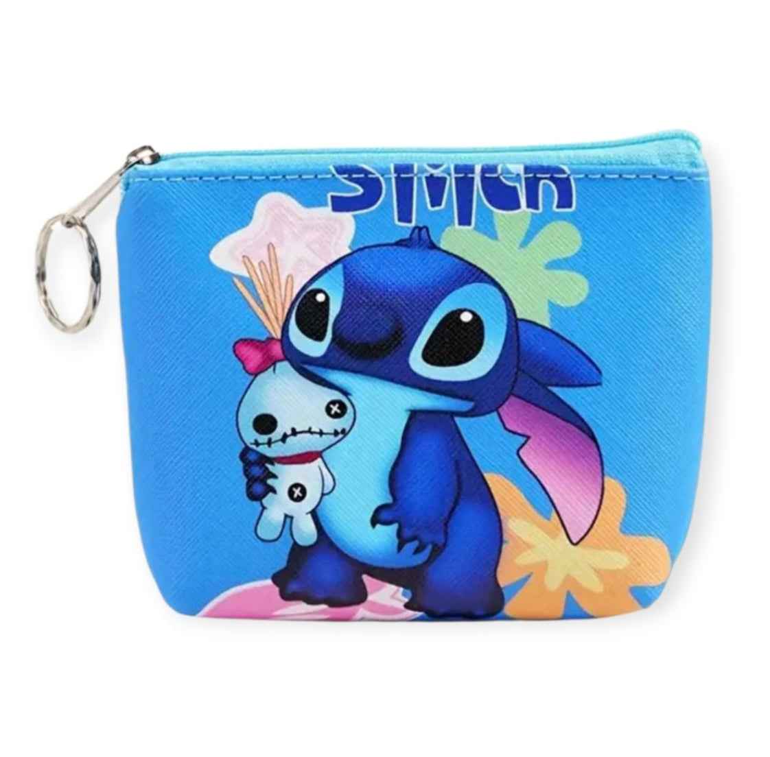 Stitch munten portemonnee/sleutelhanger