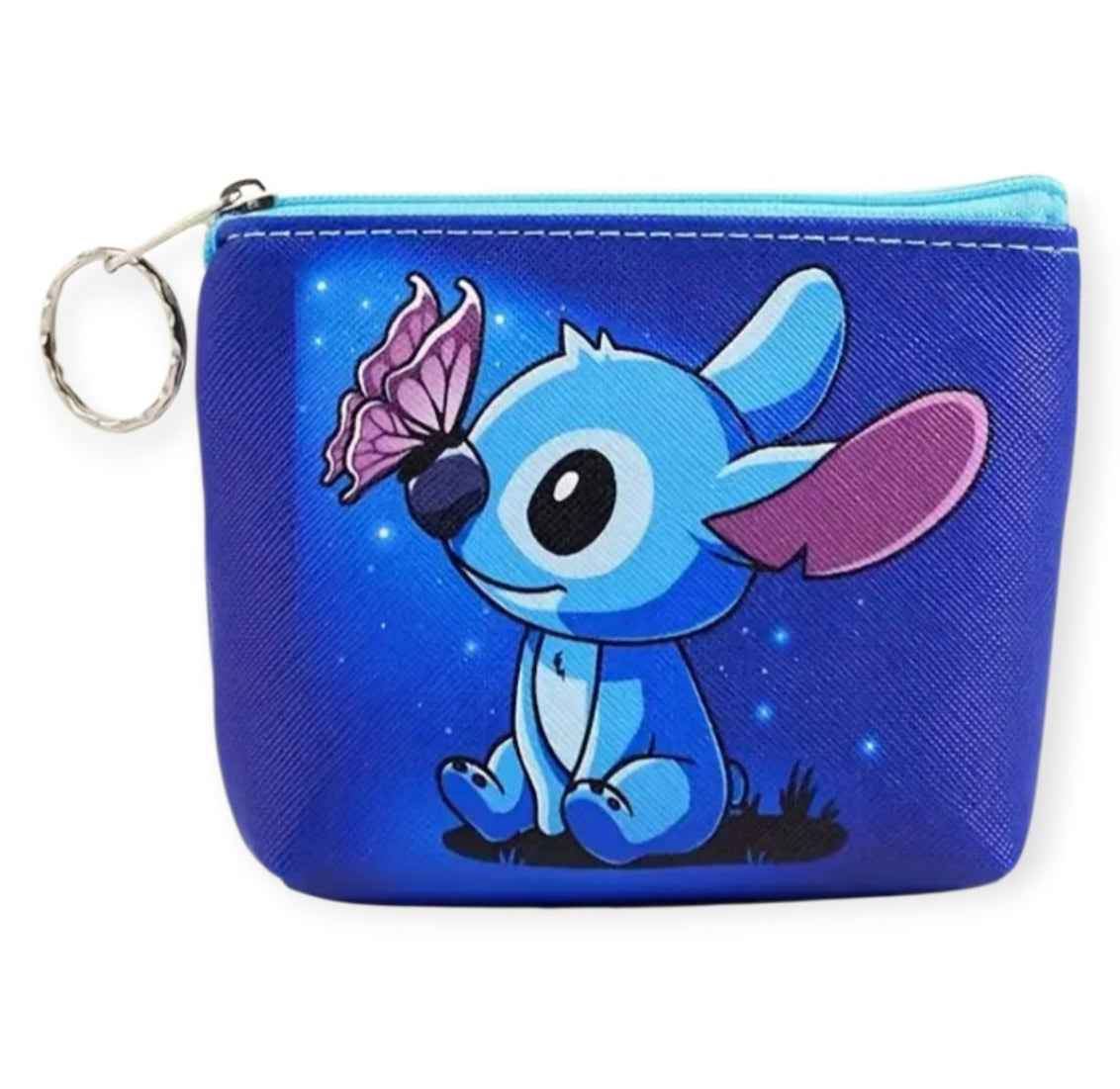 Stitch munten portemonnee/sleutelhanger