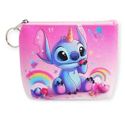 Stitch munten portemonnee/sleutelhanger