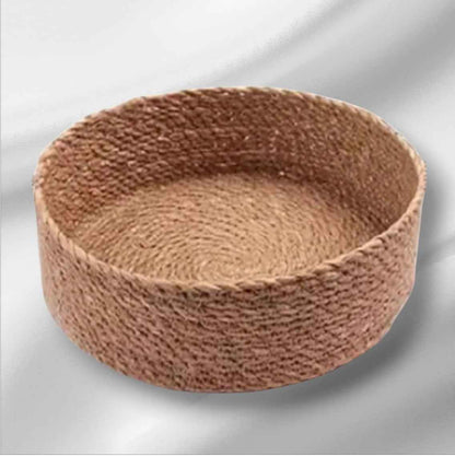 Landelijke stevig gevlochten rotan geschenkmand