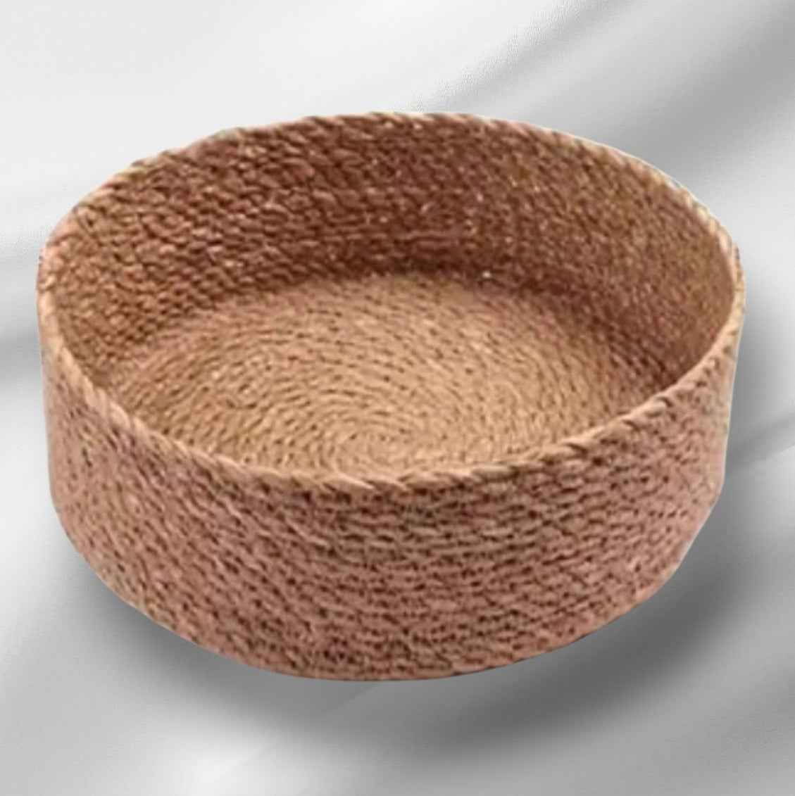 Landelijke stevig gevlochten rotan geschenkmand