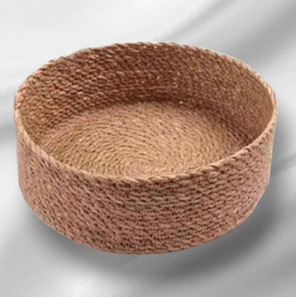 Landelijke stevig gevlochten rotan geschenkmand