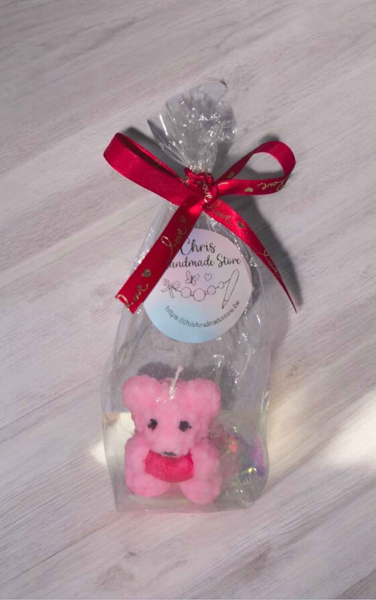 Beer kaars met hartje