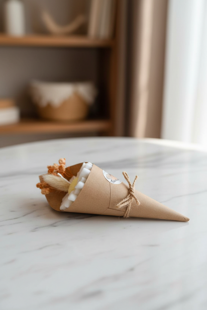 Boeket bloemen kaars 1 stuk - Unieke decoratieve kaars voor elke gelegenheid