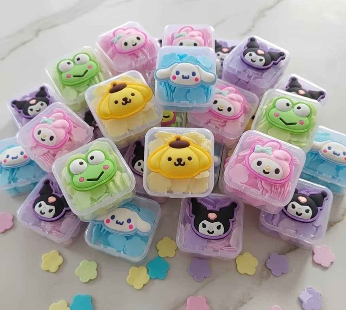 papieren zeepblaadjes sanrio voor kinderen
