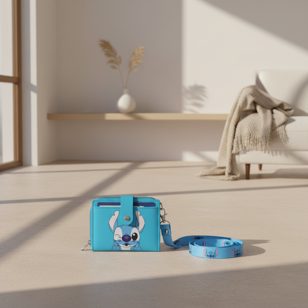 Kaart en Muntenhouder Stitch - Organiseer Je Essentials Met Stijl