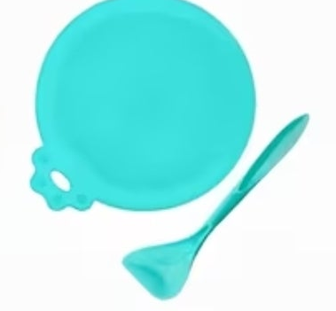 Siliconen Blikdeksels Set Met Lepel Van Foodgrade Silicone