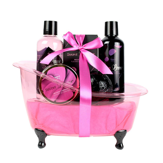 Badkuip Rosé / Goud Kersenbloesem - cadeauset