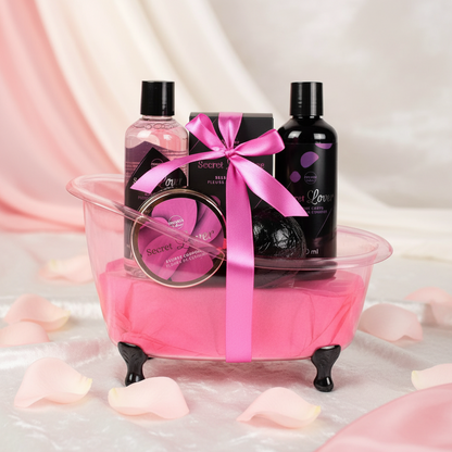 Bathtub Rose / Gold Cherry Blossom - Bathtub Gift Set Cherry Blossom