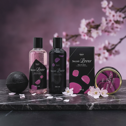 Bathtub Rose / Gold Cherry Blossom - Bathtub Gift Set Cherry Blossom