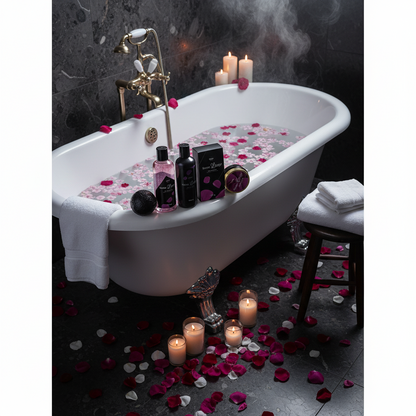 Bathtub Rose / Gold Cherry Blossom - Bathtub Gift Set Cherry Blossom