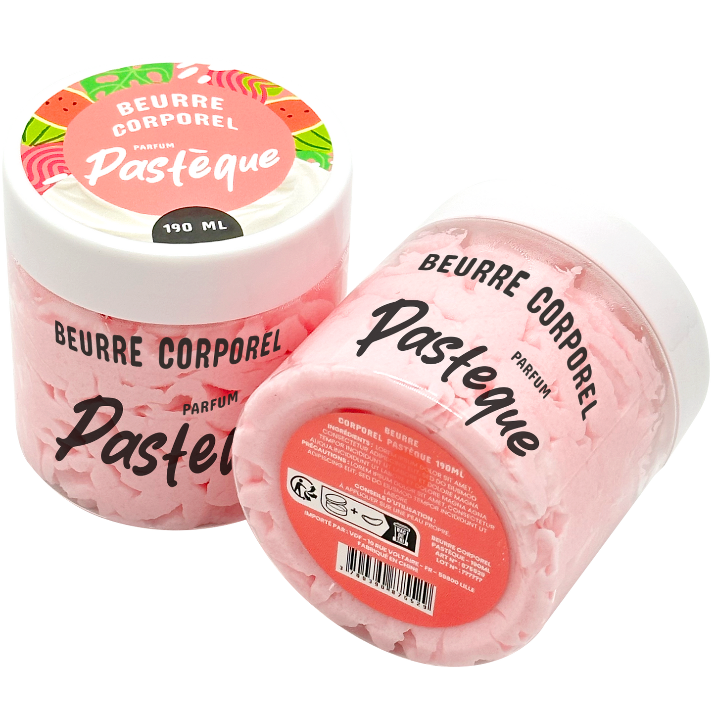 Lichaamsboter geklopt - 190ml - Geur Watermeloen - FT