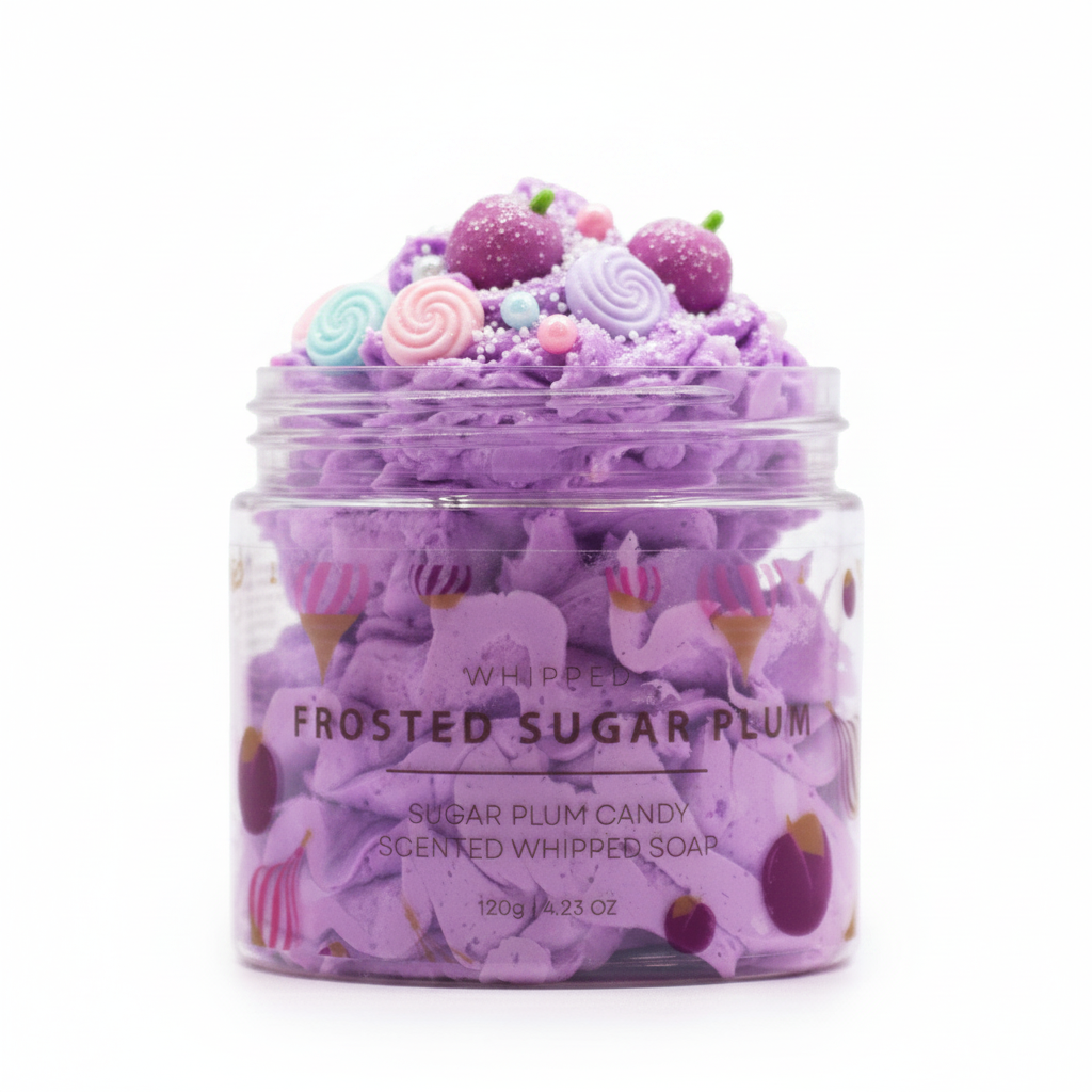 whipped cream soap: Strawberry & kiwi