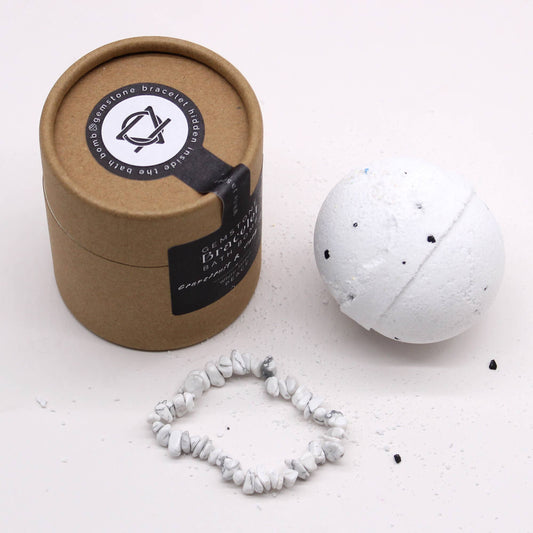 Badbom met edelstenen armband  cadeauset