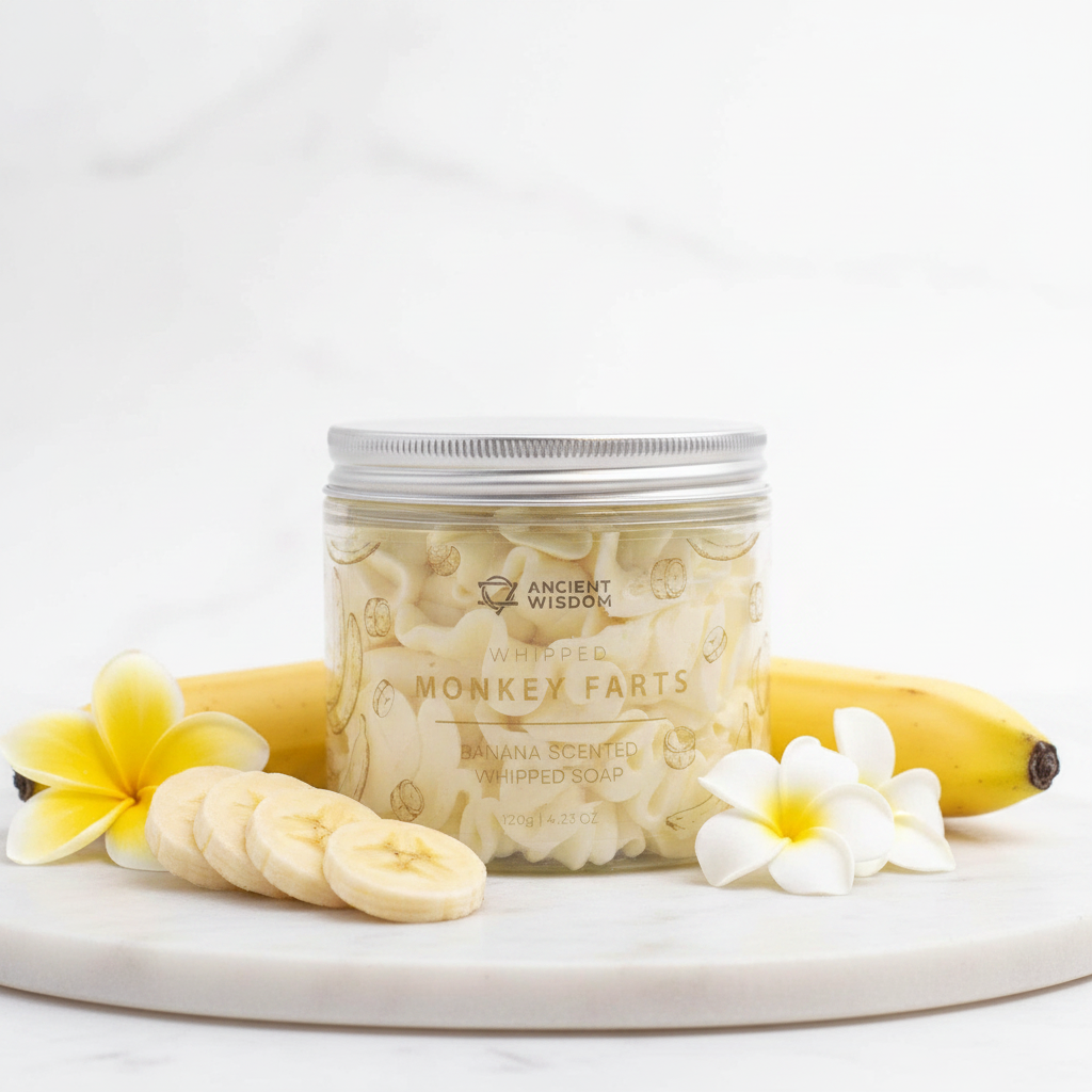 whipped cream soap: Strawberry & kiwi