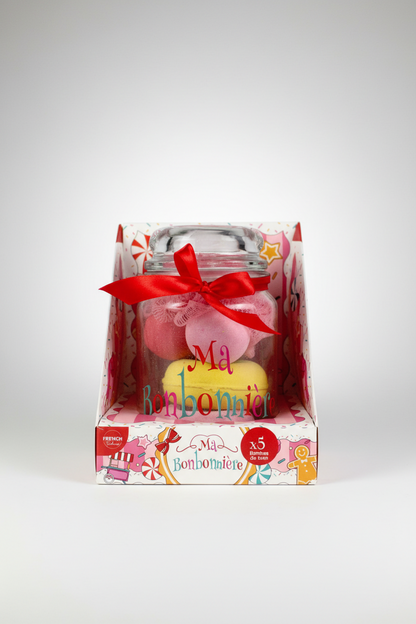 Badbommen Snoeppot Cadeauset voor een Ontspannende Badervaring