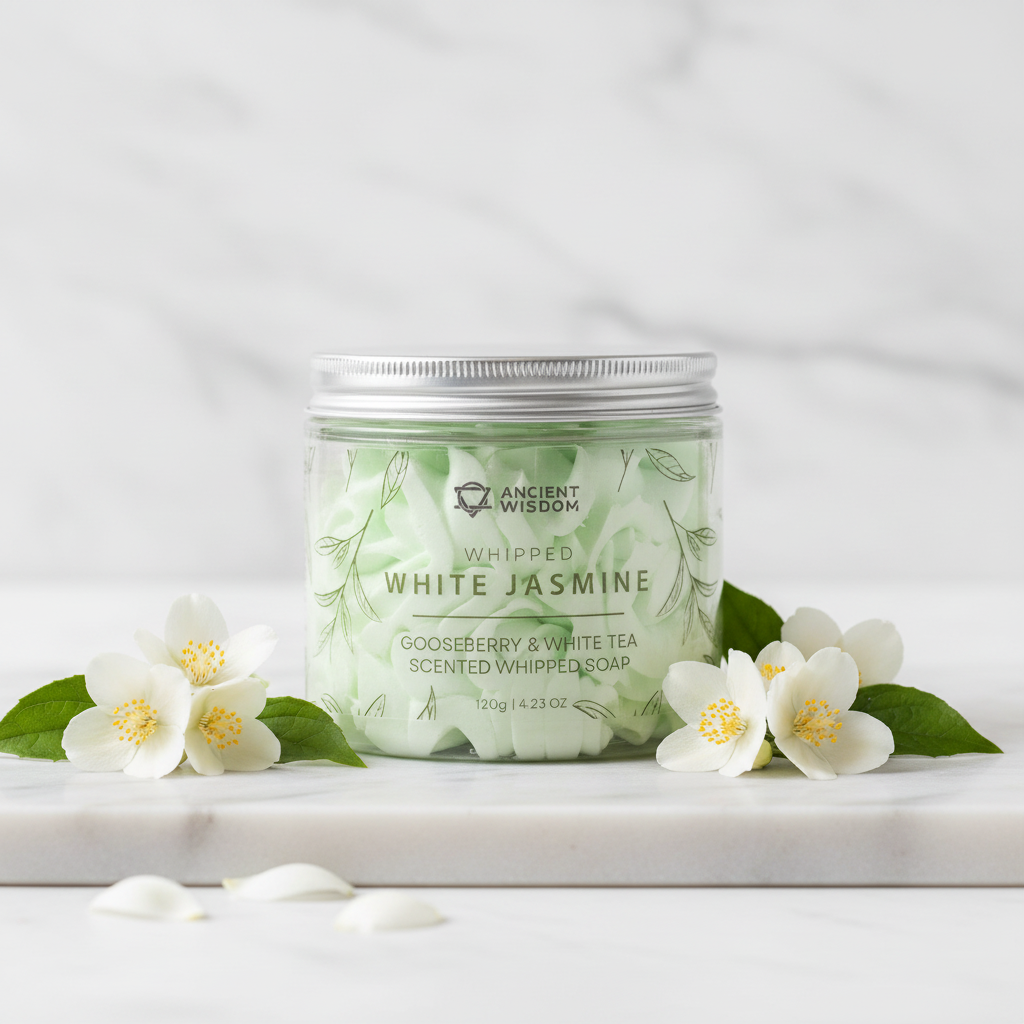 whipped cream soap: Strawberry & kiwi
