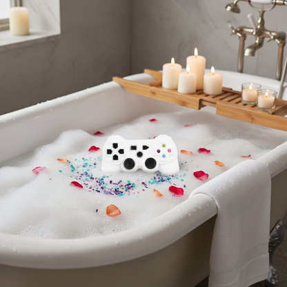 Badbom Gamer Controller Bubblegumgeur 150 gr voor Ultimatief Ontspannen Baden
