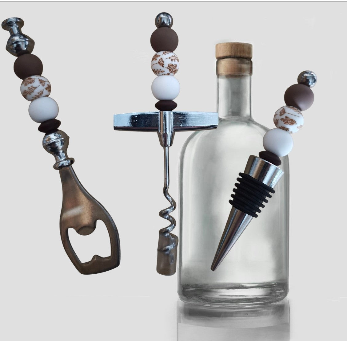 Cadeausets flessenopener,kurkentrekker en wijnflesstop