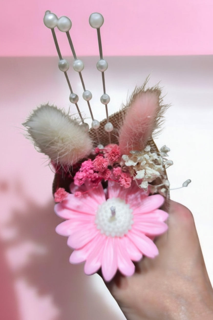 Boeket bloemen kaars 1 stuk - Unieke decoratieve kaars voor elke gelegenheid