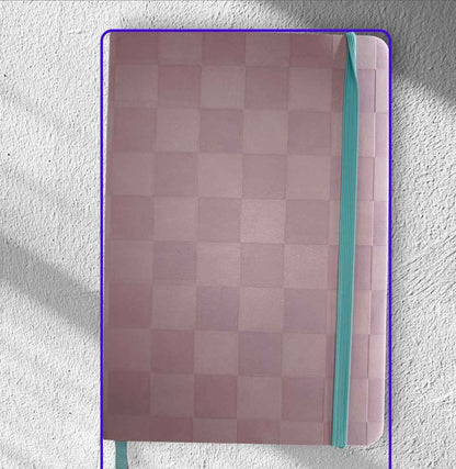 Gepersonaliseerd notitieboekje met siliconen kralen - pen en sleutelhanger