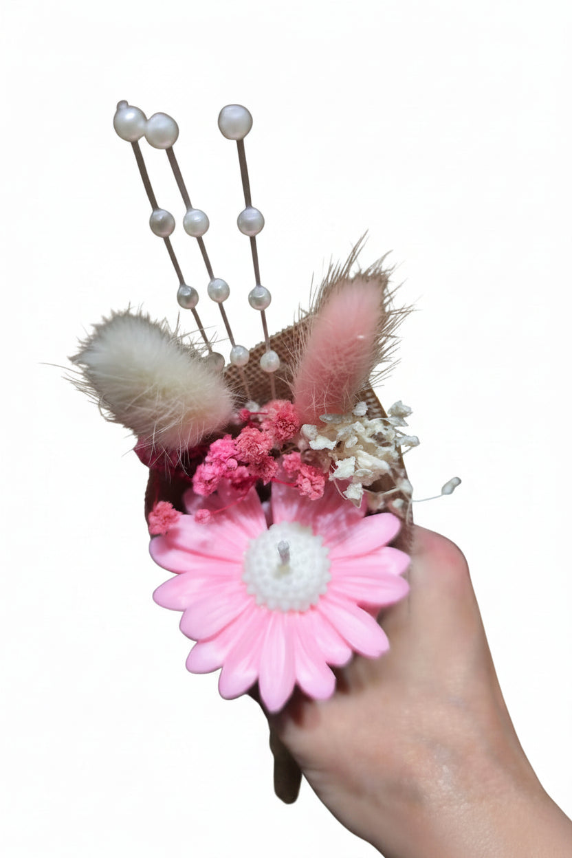 Boeket bloemen kaars 1 stuk - Unieke decoratieve kaars voor elke gelegenheid